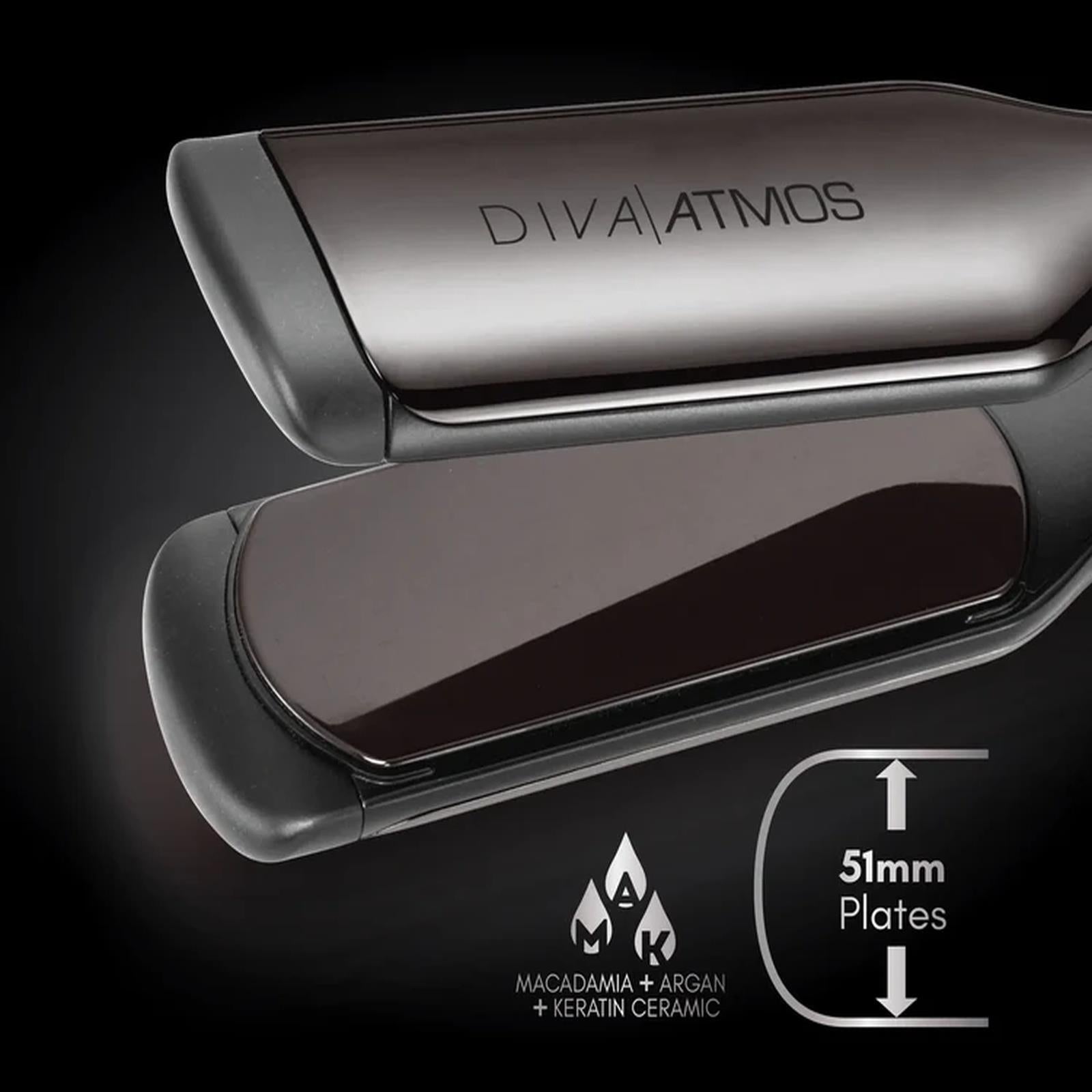 Diva Pro Styling Atmos Super Slim Professional Hair Styler 13mm Multi-Voltage Plug