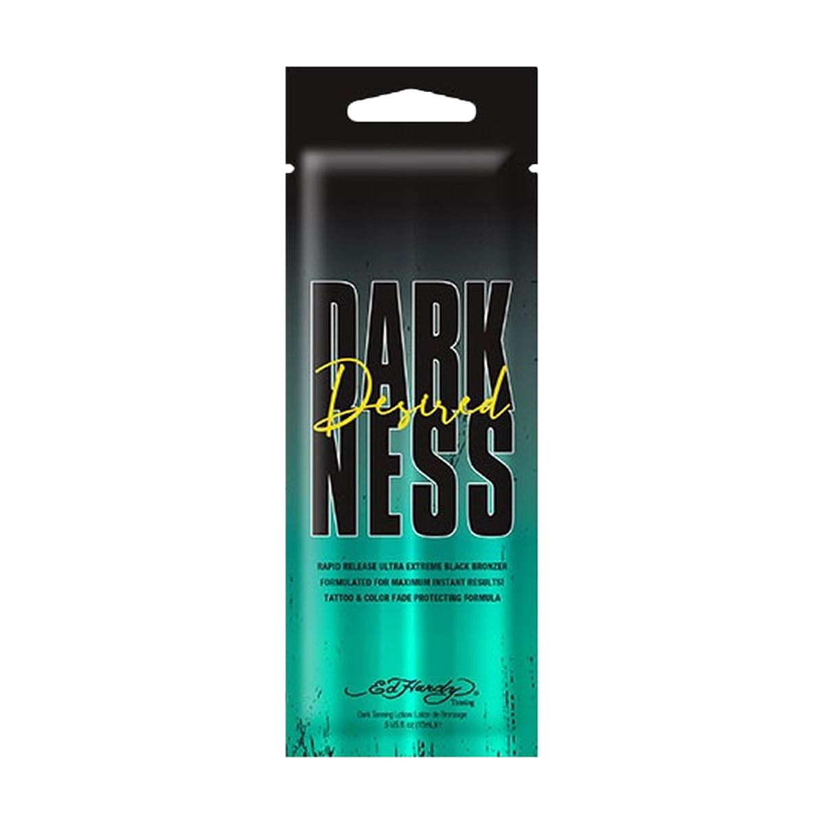 Ed Hardy Desired Darkness Tanning Lotion Ultra Extreme Black Bronzer