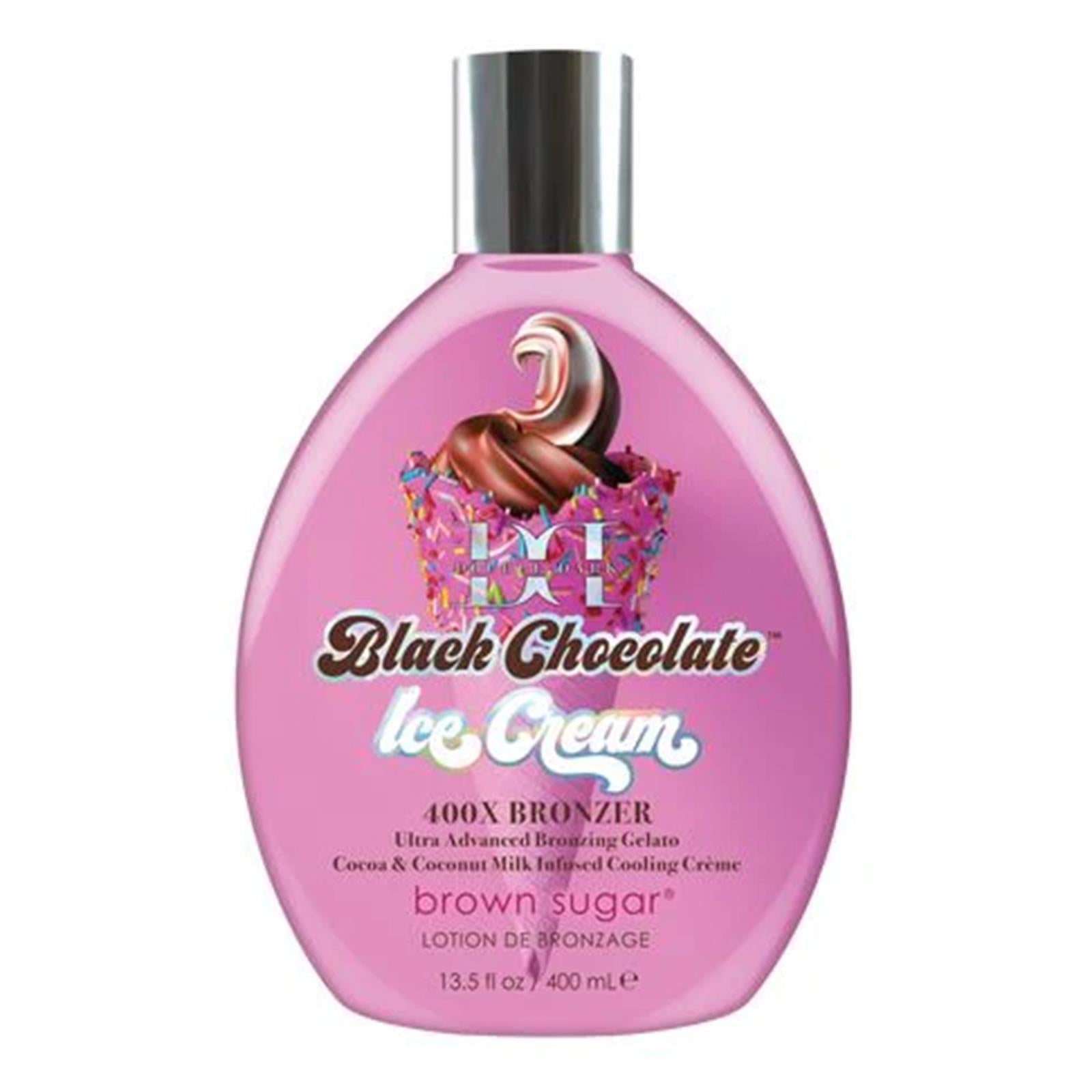 Tan Incorporated Double Dark Black Chocolate Ice Cream Bronzer Sunbeds - 400ml