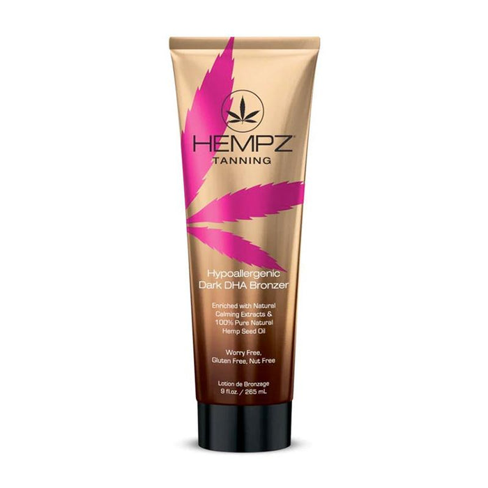 Hempz Hypoallergenic Dark DHA Bronzer Tanning Lotion 265ml