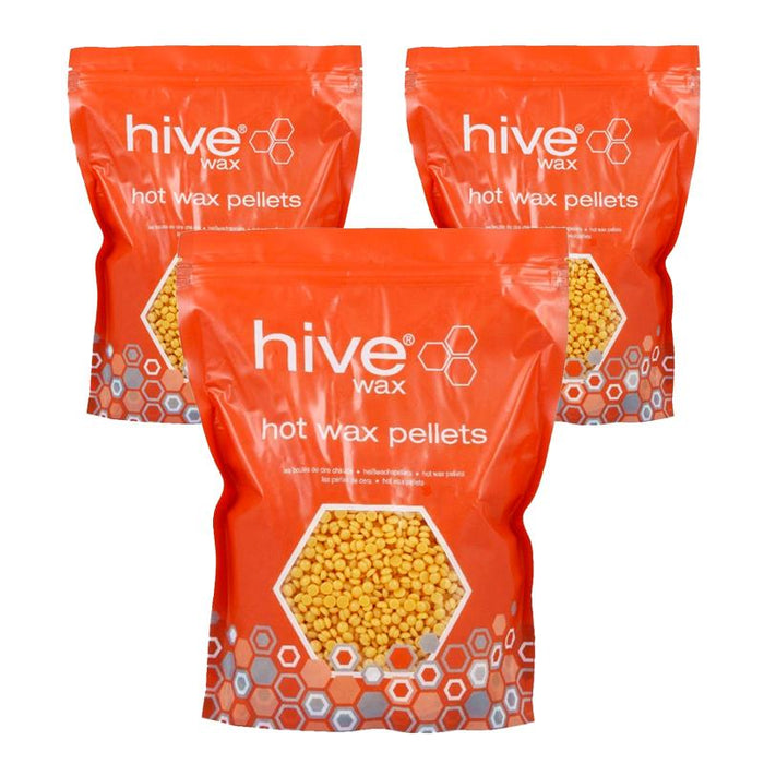Hive Of Beauty 3 For 2 Waxing Depilatory Hot Wax Pellets - 700g
