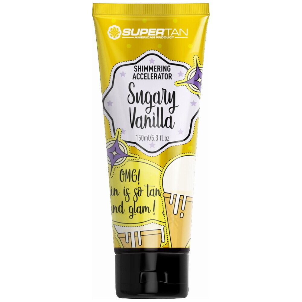 Supertan Sugary Vanilla Tanning Lotion Shimmering Accelerator 150ml