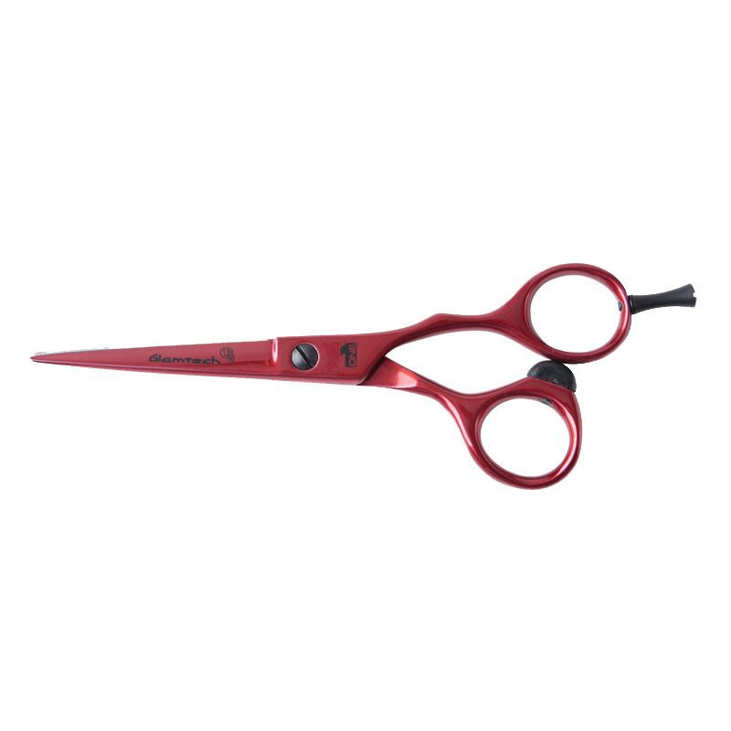 Glamtech Hairdressing Barber Stylist Scissors - Neon Red