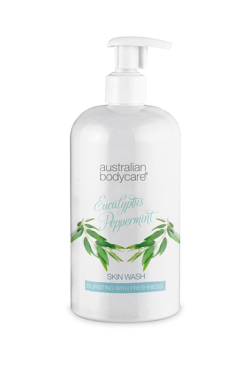 Australian Bodycare Skin Wash Natural Eucalyptus Peppermint Refreshing Gel Fragrance