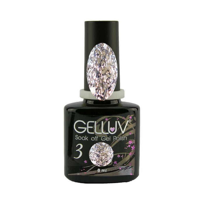 Vernis à ongles gel Gelluv Soak Off Gamme All that Glitters - Tinsel Town