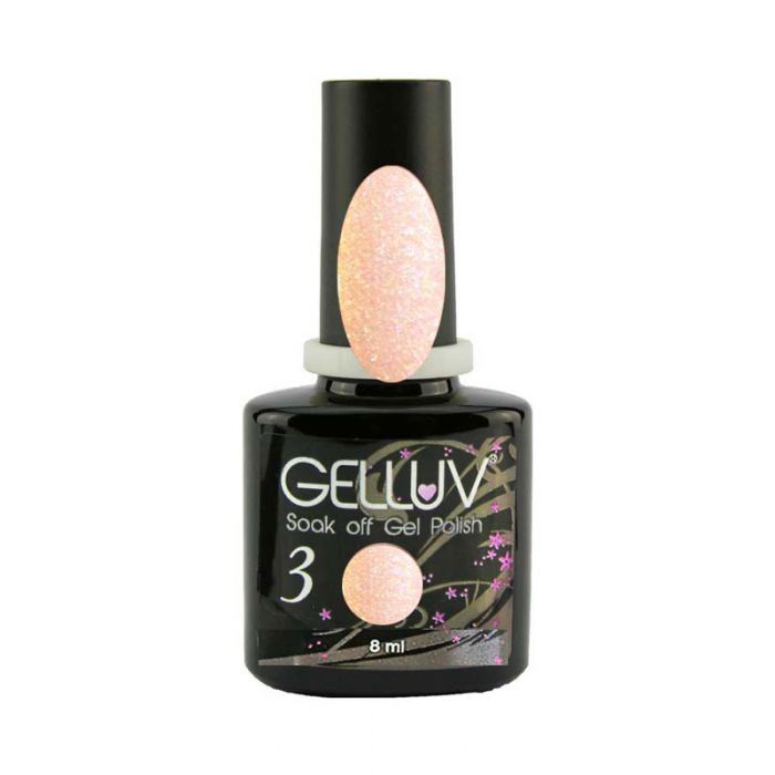 Gelluv Vernis à ongles UV LED Collection Printemps Gel Soak Off Durable 8 ml Pêche Claire