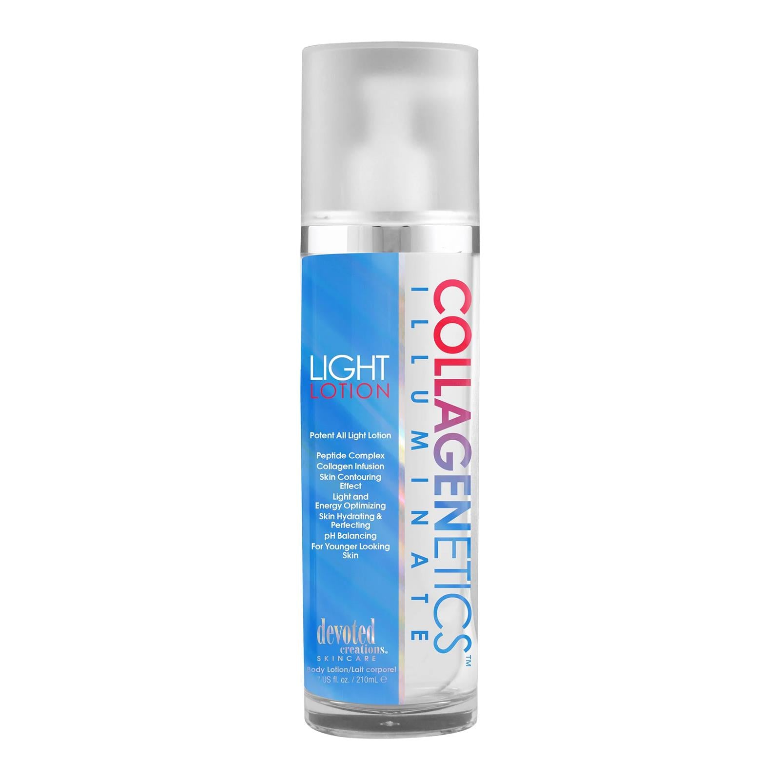 Devoted Creations Collagenetics Illuminate Tannign Light Prep Lotion - 210ml