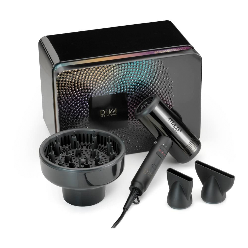 Diva Pro Atmos II Ultra Hair Dryer High Speed Ultra Ionic