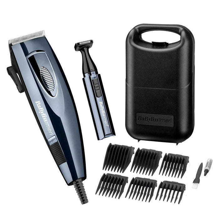 BaByliss 7456U Hair Trimmer And Clipper Kit - Titanium Powerblade Pro