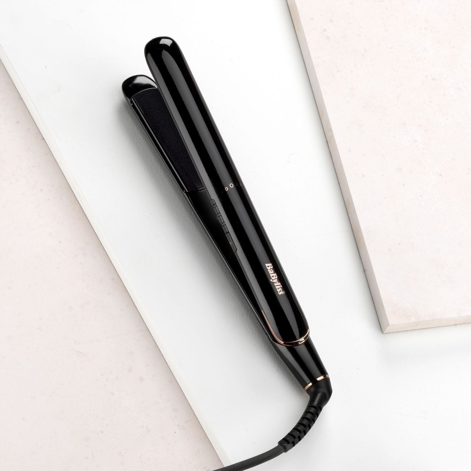 BaByliss Pro Rose Lustre 230 Hair Straightener Ceramic Smooth Glide