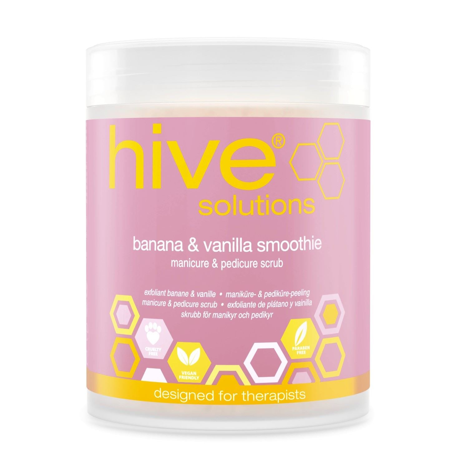 Hive of Beauty Banana & Vanilla Smoothie Manicure Pedicure Cream