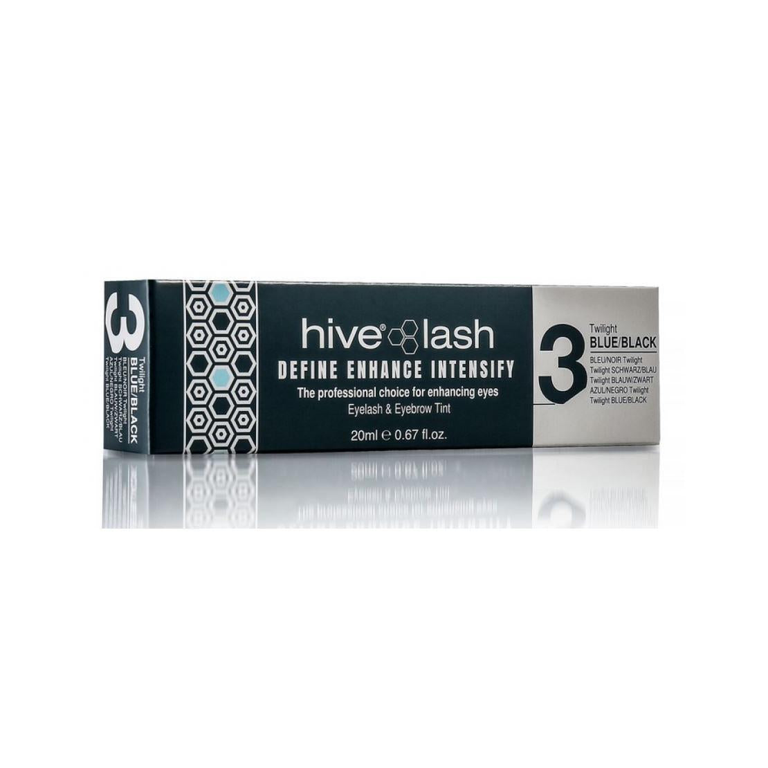 Hive of Beauty Long Lasting Eyelash and Eyebrow Tint Blue / Black 20ml