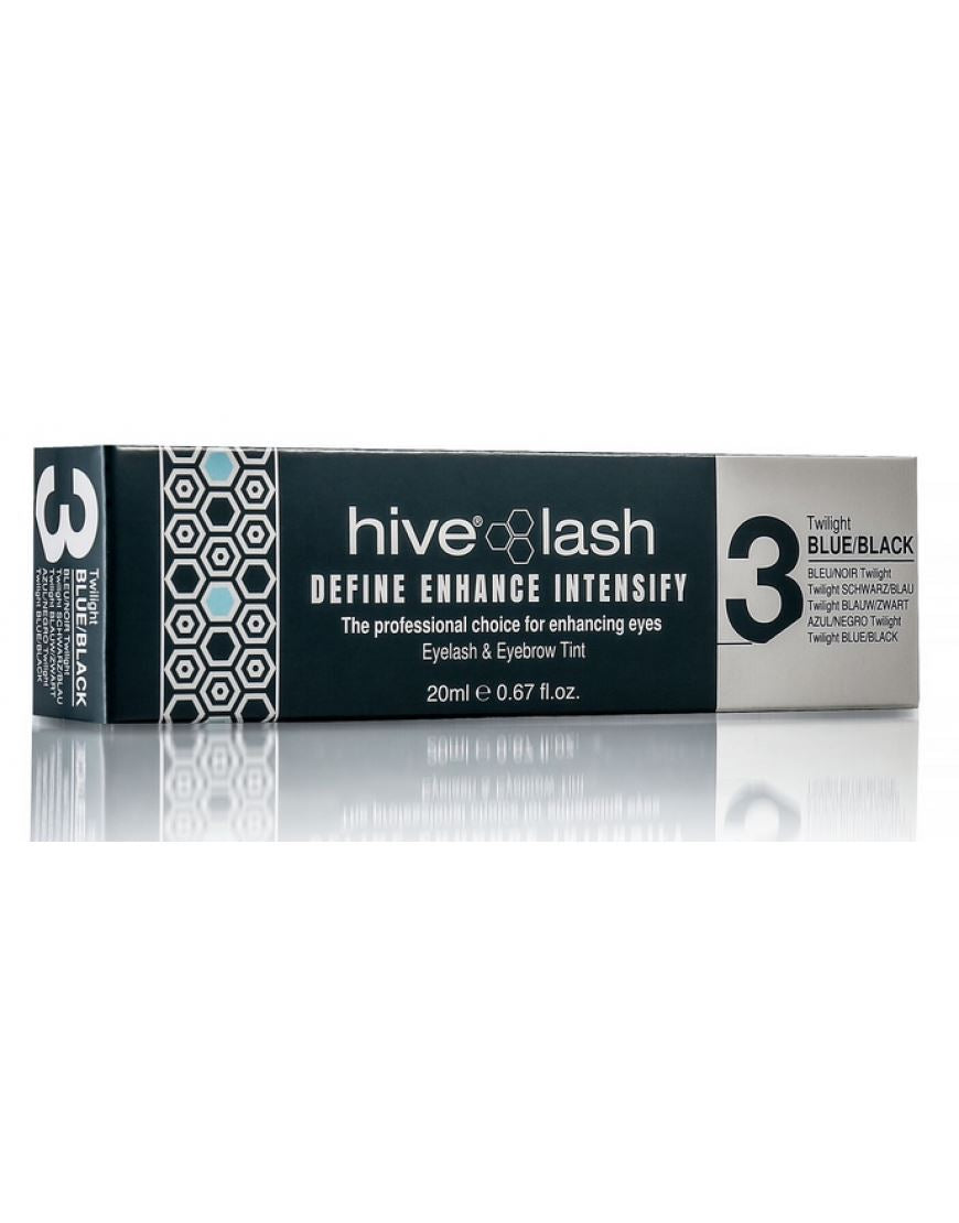 Hive of Beauty Long Lasting Eyelash and Eyebrow Tint Blue / Black 20ml