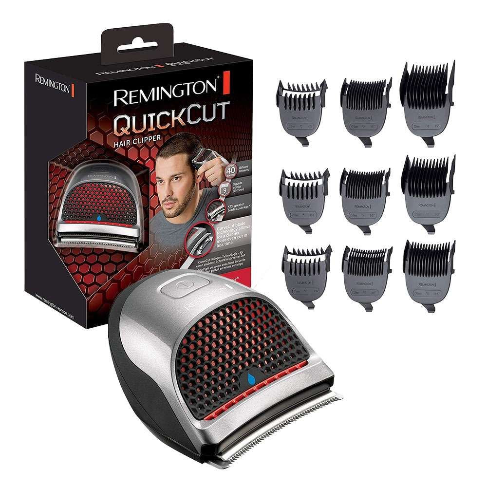 Remington HC4250 Quick Cut Hair Clipper - Cordless with Self Cut Curve Cut Blade