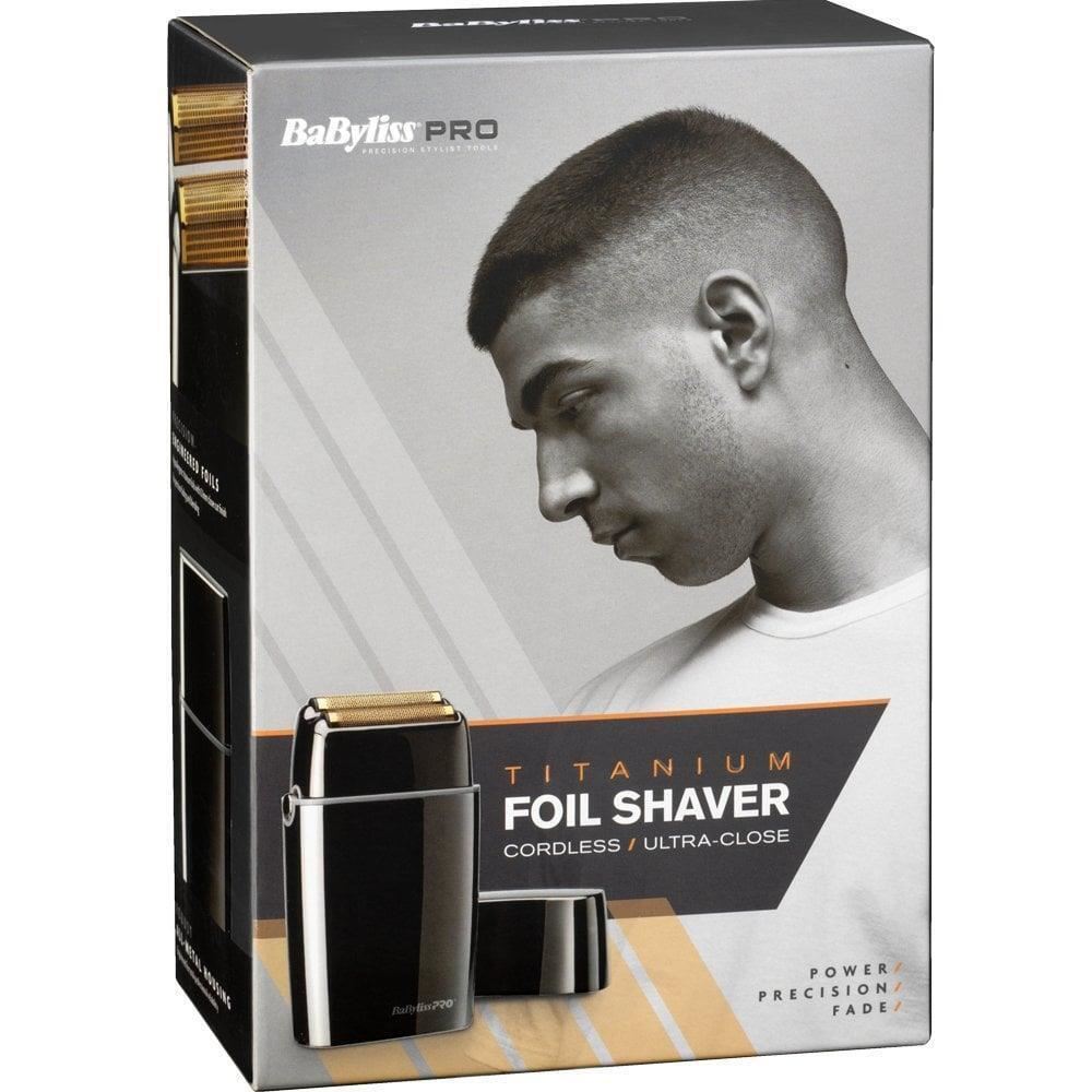 BaByliss Pro BABFS2U Babers Dual Foil Shaver Precision Fade- Titanium