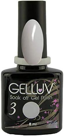 Gelluv Soak Off Gel Nail Polish - Naturally White