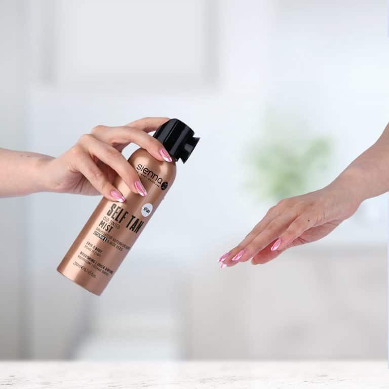 Sienna X Natural Q10 Self Tan Tanning Mist Natural Tan Nourishing Formula