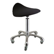 Tabouret de selle DEO pour salon et spa - Noir - Ajustable - 46 x 62 cm