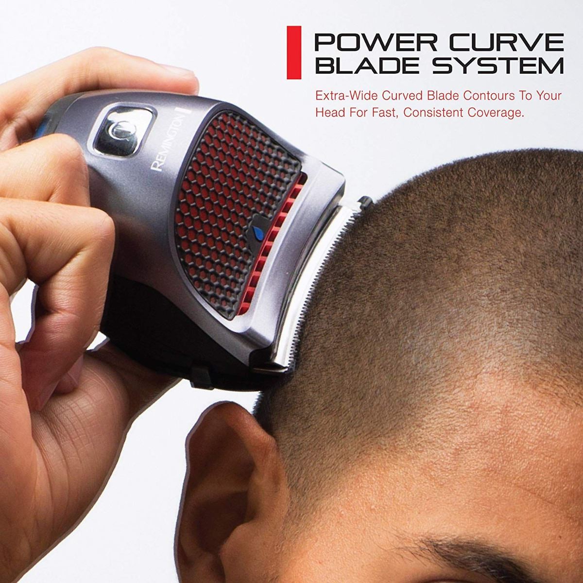 Remington HC4250 Quick Cut Hair Clipper - Cordless with Self Cut Curve Cut Blade
