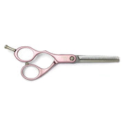 STR 5.5" Fusion Leftie Hairdressing thinning Scissors - Pink