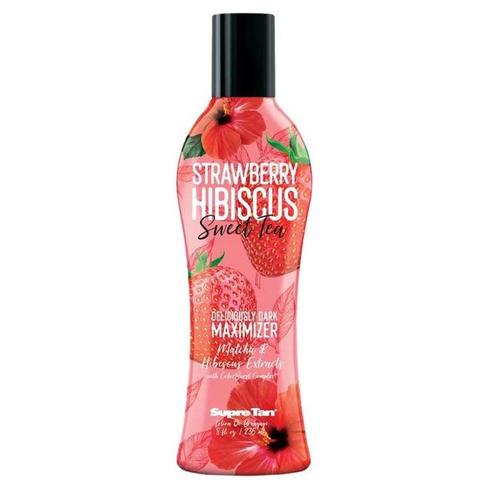 Supre Tan Strawberry Hibiscus Tanning Lotion Dark Maximizer 235ml