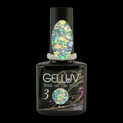 Gelluv Soak Off Gel Nail Polish Varnish Ice Queen Collection - 8ml