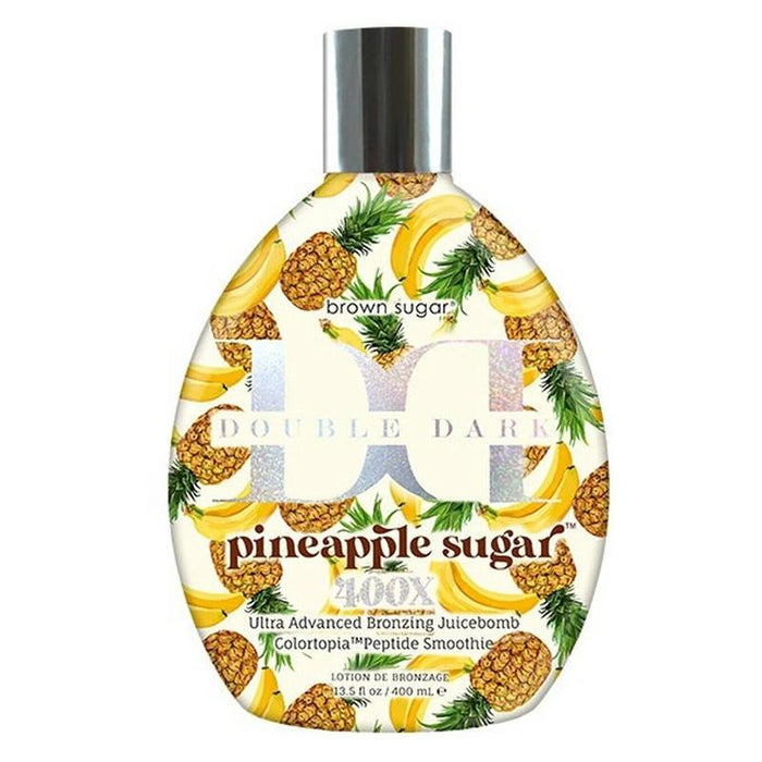 Tan Incorporated Double Dark Pineapple Sugar Tanning Lotion Bronzer- 400ml