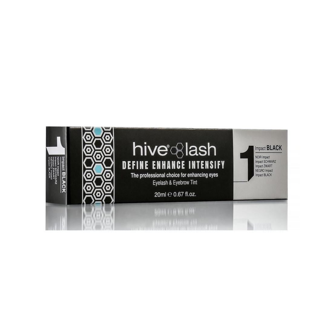Hive of Beauty Long Lasting Eyelash and Eyebrow Tint Black 20ml