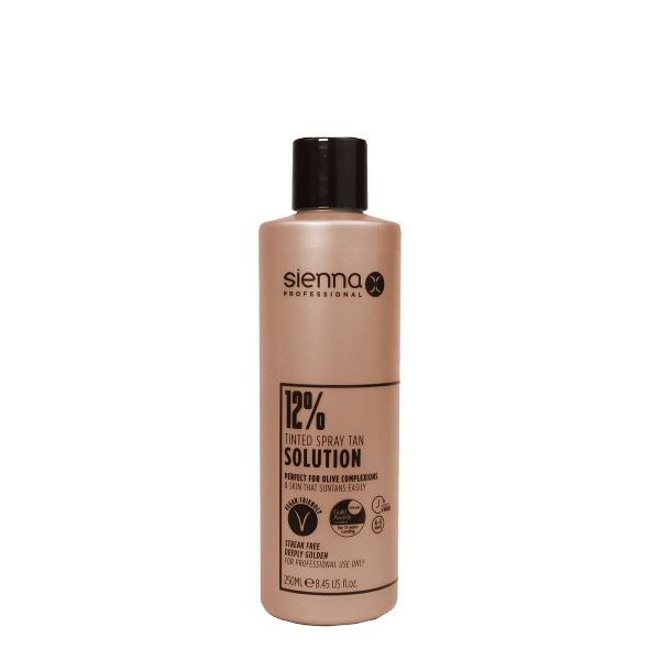 Sienna X Pro Tanning Solution Streak Free Spray Tan Lotion 250ml