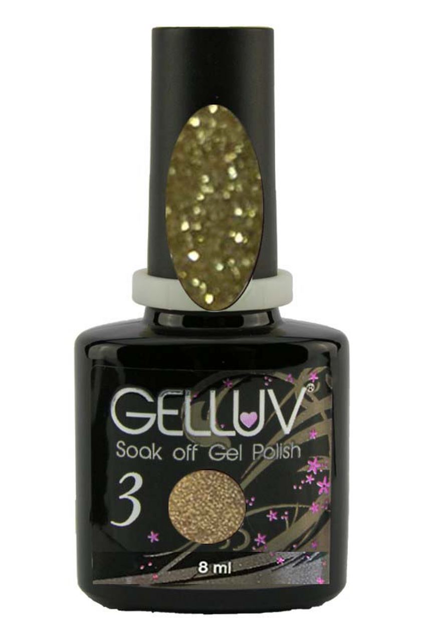 Gelluv Soak Off Gel Nail Polish Varnish - 8ml Bottles