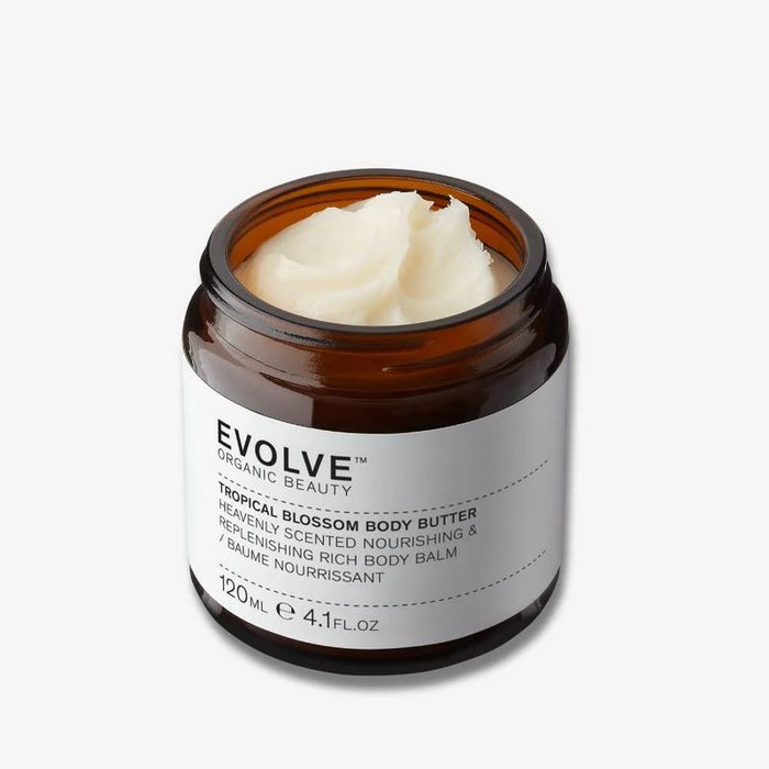 Evolve Beauty Tropical Blossom Organic Body Butter Deep Moisture & Nourish 120ml