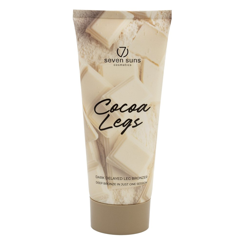 7suns Cocoa Legs Dark Delayed Leg Bronzer Tanning Lotion Smooth Tan Enhancer 200ml