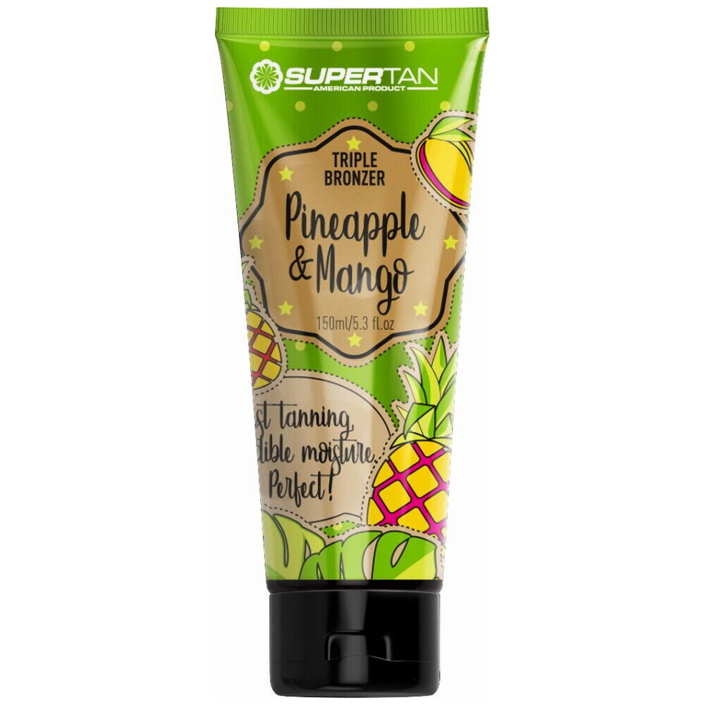 Supertan Pineapple & Mango Tanning Lotion Triple Bronzer Formula