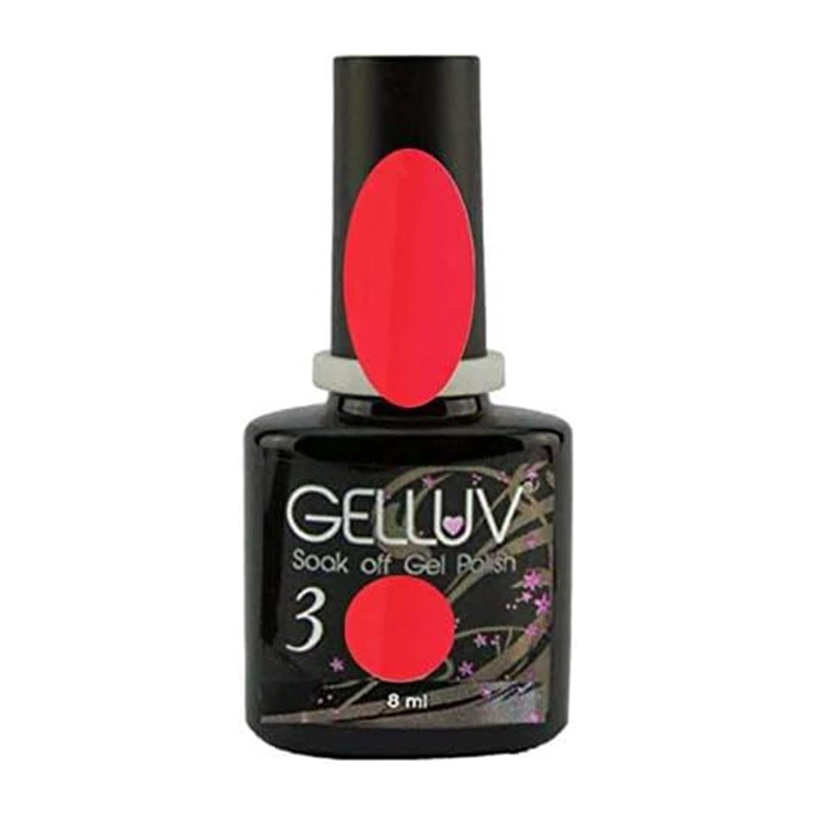Gelluv Soak Off Gel Nail Polish Ibiza Collection - Heat Wave