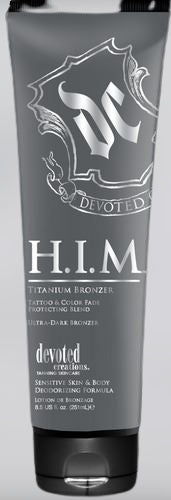 Devoted Creations H.I.M Titanium Tanning Lotion Protecting Bronzer