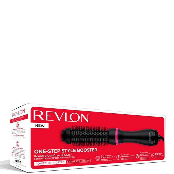 Revlon Hair Dryer Ceramic Coated Quick Drying Round Volumiser Brush Air Styler