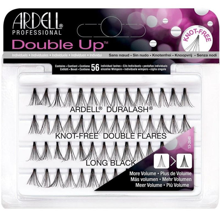 Ardell Double Faux Cils Individuels Cluster Faux Cils Évasés Sans Noeud