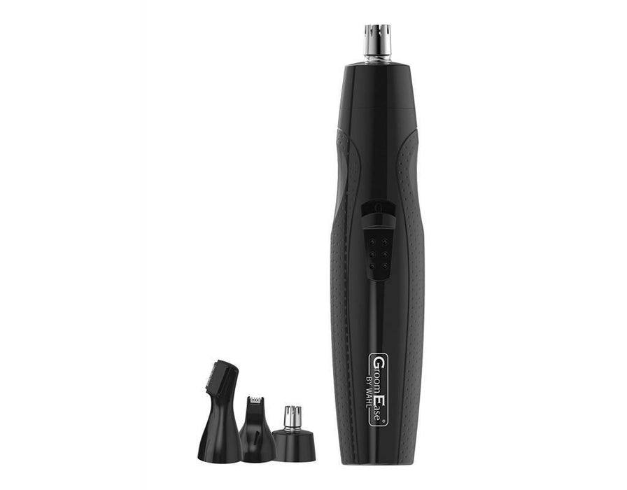 Wahl 5608-217 GroomEase 3 in 1 Battery Powered Ear Nose & Eyebrow Hair Trimmer