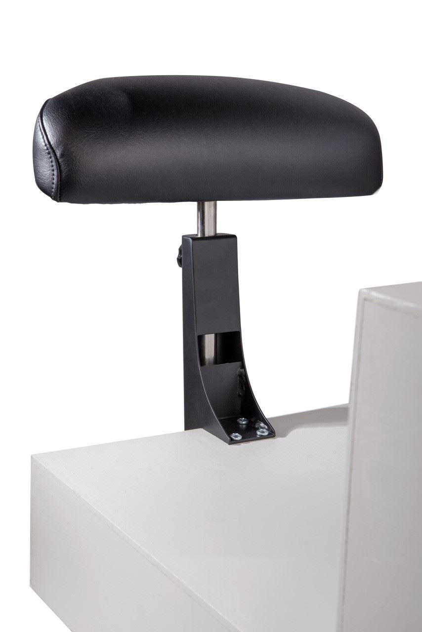 Belava Mounting Pedicure Foot Rest Black – Adjustable Salon Pedicure Footrest