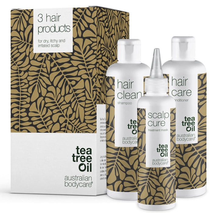 Australian Bodycare Hair Care Kit with Tea Tree Oil - Shampoo Conditioner Scalp Cure Set of 3