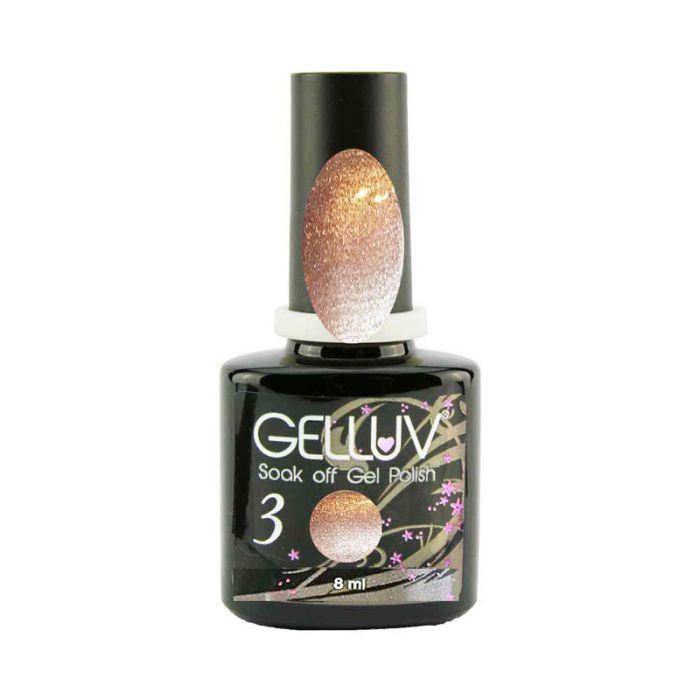 Gelluv Vernis à ongles UV LED Spring Collection Lasting Soak Off Gel 8 ml Marron clair