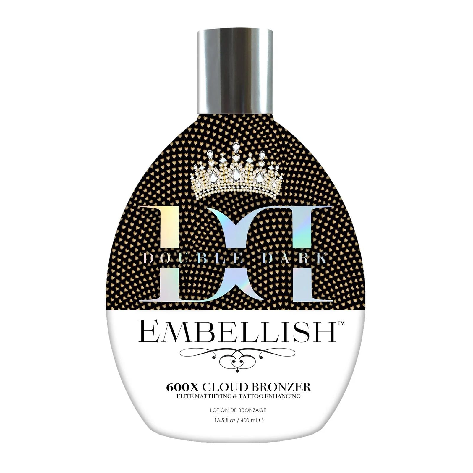 Tan Incorporated Double Dark Embelish Tanning Lotion & Tattoo Enhancer - 400ml