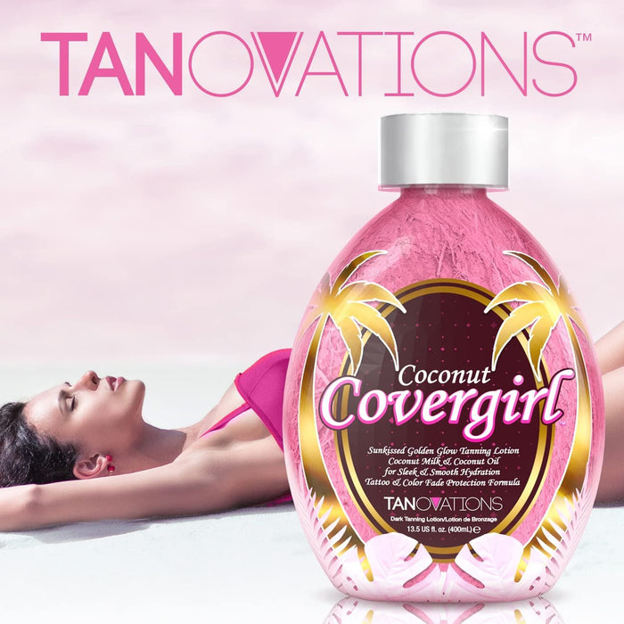 Tanovations Coconut Covergirl Tanning Lotion Golden Glow Tan Bronzer