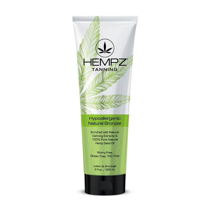 Hempz Hypoallergenic Natural Bronzer Tanning Lotion - Hemp Seed Oil