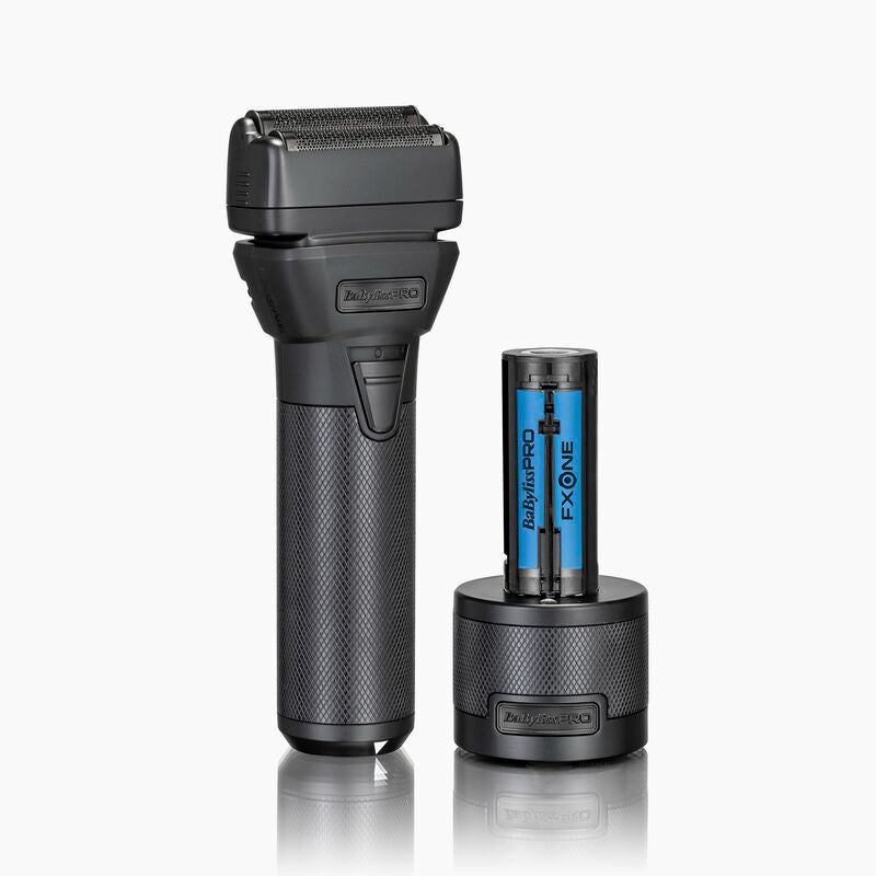 BaByliss Pro FXONE All Metal Cordless Shaver Replaceable Battery Ribbed Grip