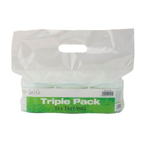 Deo Epil & Co Soft Tea Tree Natural Wax Lotion For All Waxing 425g x 3