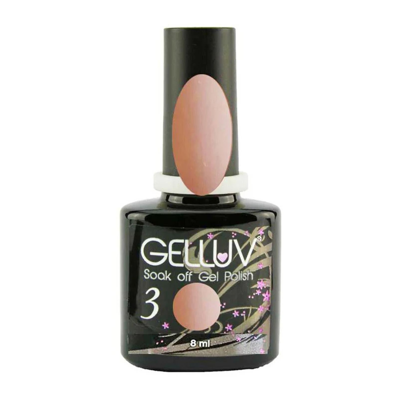 Gelluv Nail Polish UV LED Spring Collection Lasting Soak Off Gel 8ml - Nude