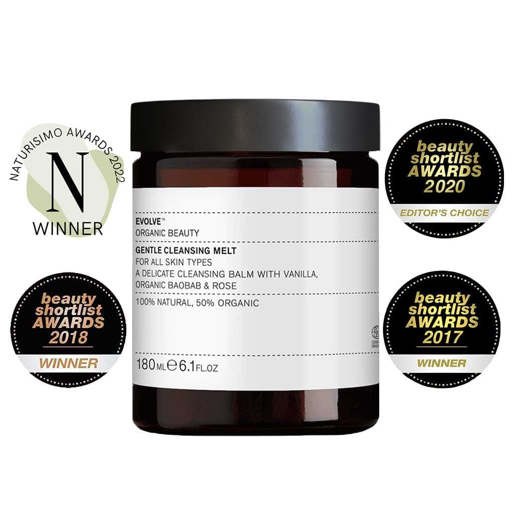 Evolve Beauty Organic Gentle Cleansing Melt Balm For All Skin Types
