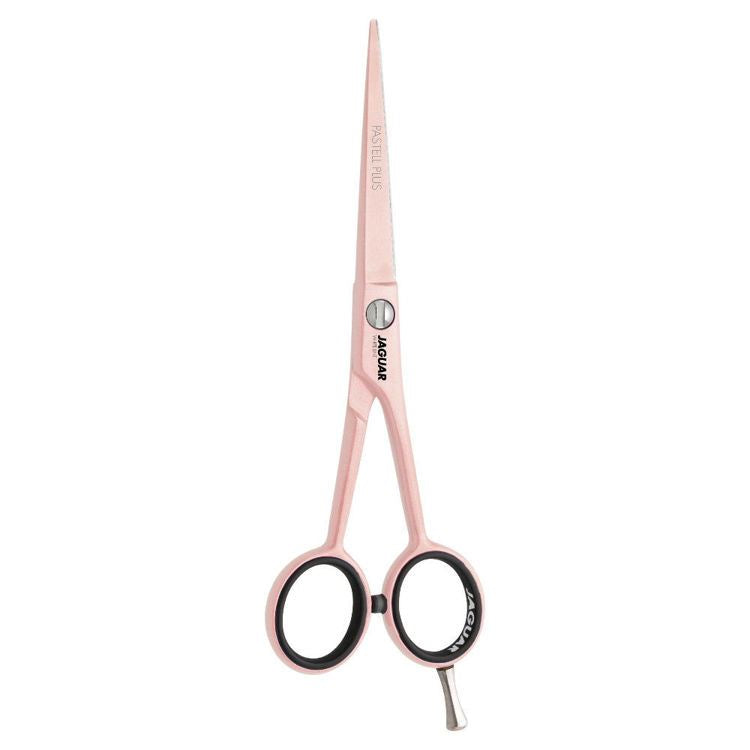 Jaguar Pastel Plus Rose 5.5" Offset Hairdressing Sicssors - Pink