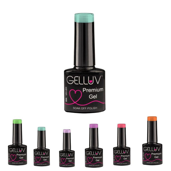 Gelluv Soak Off Gel Salon Nail Polish - 8ml Bottles